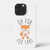 Oh voor Fox Sake iPhone Hoesje (Achterkant)