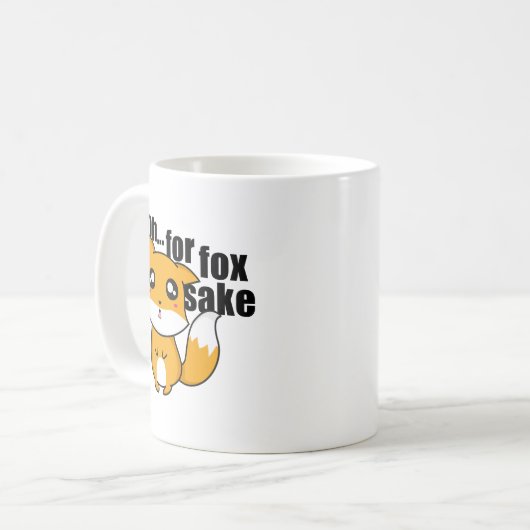 Oh... Voor Fox Sake Koffiemok (Voorkant links)