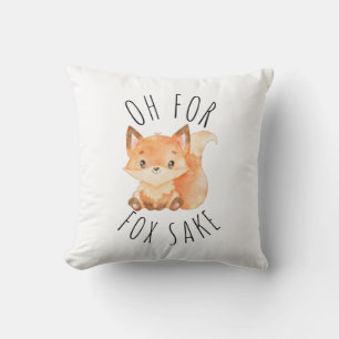 Oh voor Fox Sake Kussen