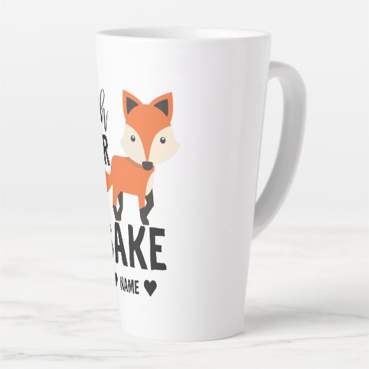 Oh voor Fox Sake Latte Mok (Rechterhoek)