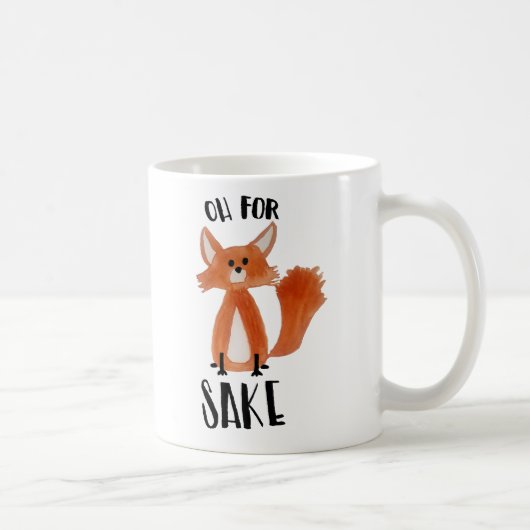 "Oh voor Fox Sake!" Mok met afbeelding Fox (Rechts)
