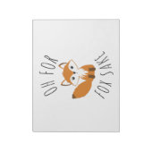 Oh voor Fox Sake Notitieblok (Linkerzijde)