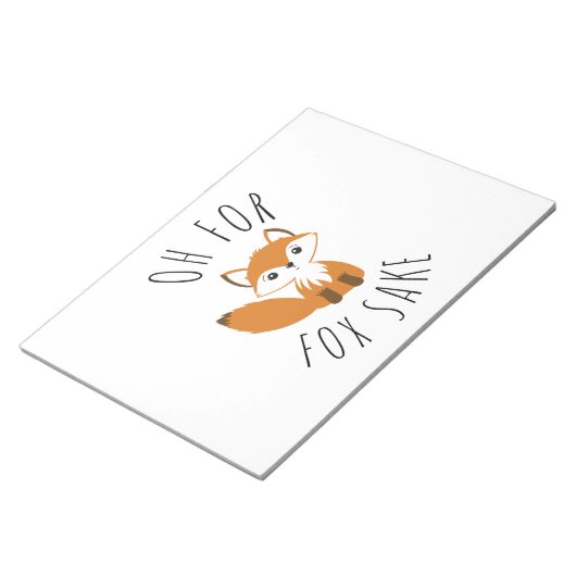 Oh voor Fox Sake Notitieblok (Schuin)