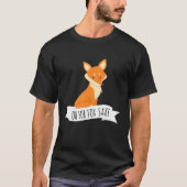 Oh voor Fox Sake Pun Sarcastic T-shirt (Voorkant)