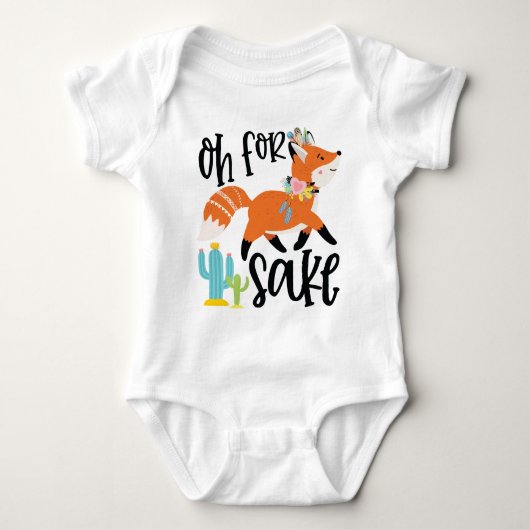 Oh voor FOX Sake Romper (Voorkant)