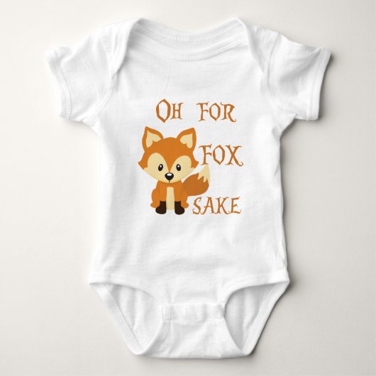 Oh voor Fox Sake Romper (Voorkant)