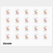 Oh voor Fox Sake Ronde Sticker (Vel)