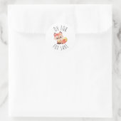 Oh voor Fox Sake Ronde Sticker (Tas)