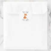 Oh voor Fox Sake Ronde Sticker (Tas)