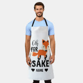 Oh voor Fox Sake Schort (Gedragen)