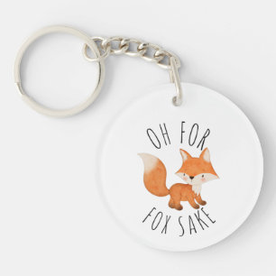 Oh voor Fox Sake Sleutelhanger