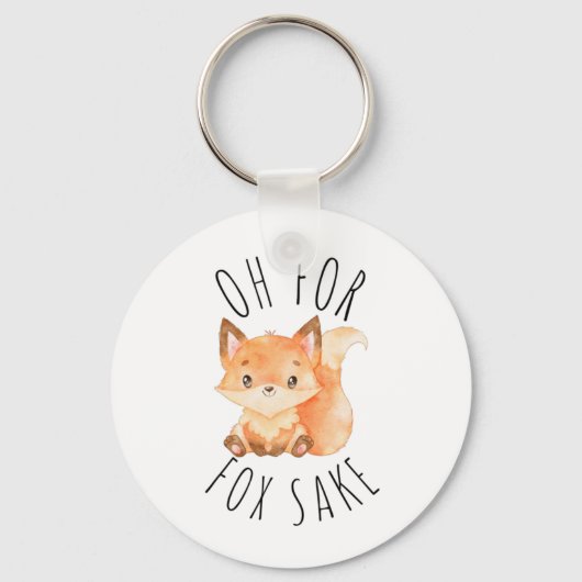 Oh voor Fox Sake Sleutelhanger (Voorkant)