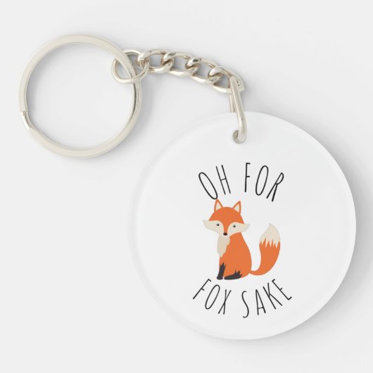 Oh voor Fox Sake Sleutelhanger (Voorkant)