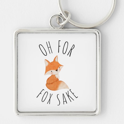 Oh voor Fox Sake Sleutelhanger (Voorkant)