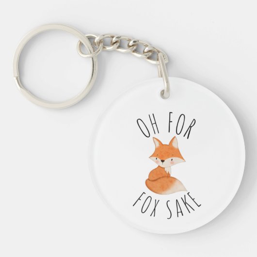Oh voor Fox Sake Sleutelhanger (Voorkant)