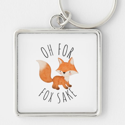 Oh voor Fox Sake Sleutelhanger (Voorkant)