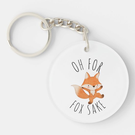 Oh voor Fox Sake Sleutelhanger (Voorkant)