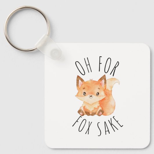 Oh voor Fox Sake Sleutelhanger (Voorkant)