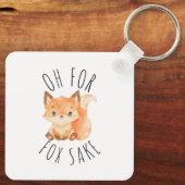 Oh voor Fox Sake Sleutelhanger (Achterkant)