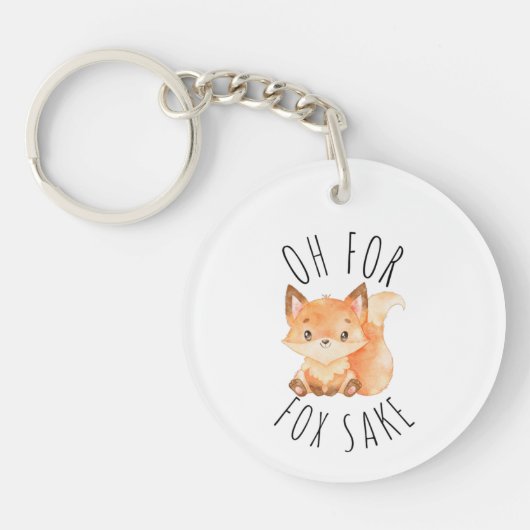 Oh voor Fox Sake Sleutelhanger (Voorkant)