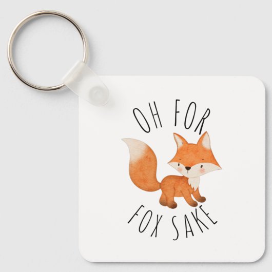 Oh voor Fox Sake Sleutelhanger (Voorkant)