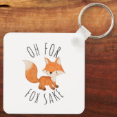 Oh voor Fox Sake Sleutelhanger (Achterkant)
