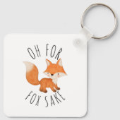 Oh voor Fox Sake Sleutelhanger (Achterkant)