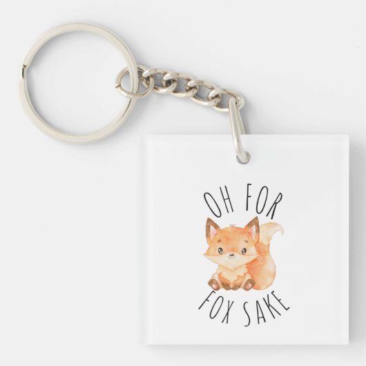 Oh voor Fox Sake Sleutelhanger (Voorkant)