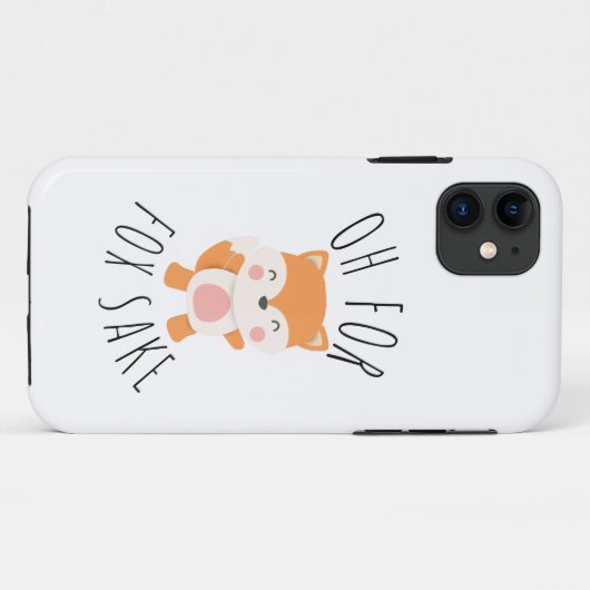 Oh voor Fox Sake Square Case-Mate iPhone Case (Achterkant (horizontaal))