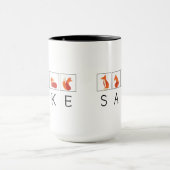 Oh voor Fox Sake Swearing Pun Mok (Midden)