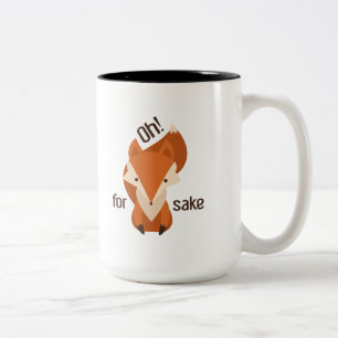 Oh voor Fox Sake Tweekleurige Koffiemok