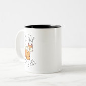 Oh voor Fox Sake Tweekleurige Koffiemok (Voorkant links)