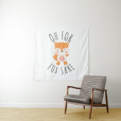 Oh voor Fox Sake Wandkleed (In situ)
