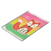 Oh voor Fox Sake Waterverf Stripes Notitieboek (Linkerzijde)