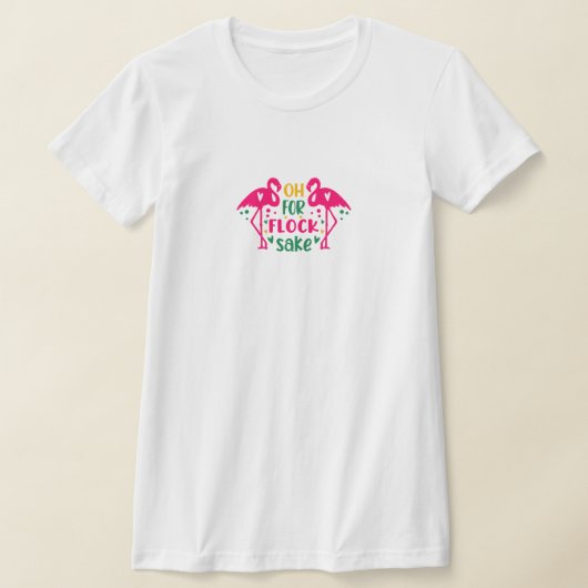 Oh voor het lot flamingo t-shirt (Laagn)