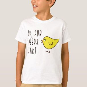 Oh voor Peeps Sake Cute Easter Chick Funny Schatti T-shirt