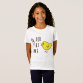 Oh voor Peeps Sake Cute Easter Chick Schattig Funn T-shirt (Voorkant volledig)