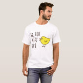 Oh voor Peeps Sake Cute Schattige Paasgriep Funny T-shirt (Voorkant volledig)