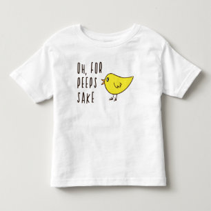 Oh voor Peeps Sake Schattig Cute Easter Chick Funn Kinder Shirts