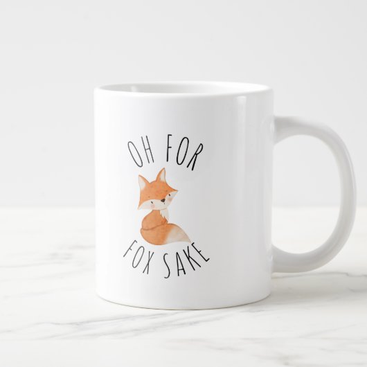Oh voor Vos Sake Beker Grote Koffiekop (Rechts)