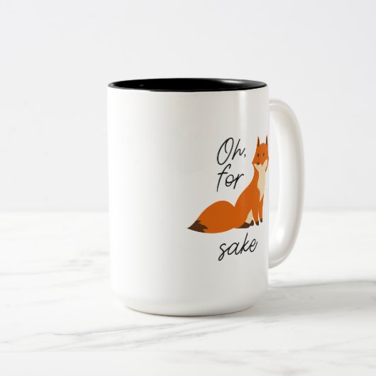 Oh voor vossen mok (Voorkant rechts)