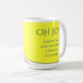 "Oh vreugde! Een nieuwe dag..." 15oz koffie mok (Voorkant rechts)