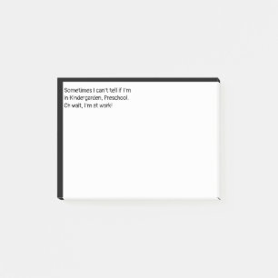 Oh wacht, ik ben op het werk post-it® notes