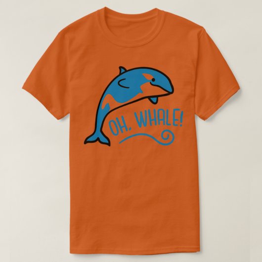 oh walvis pun t-shirt (Design voorkant)