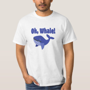 Oh, Walvis Puntige grap T-shirt