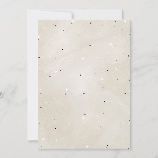 Oh wat een feestelijke uitnodiging voor kerstfeest (Achterkant)