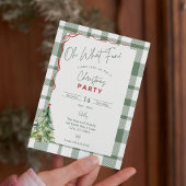 Oh Wat een feestelijke uitnodiging voor kerstfeest