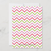 Oh, wat een feilbare uitnodiging voor COLOR party (Achterkant)