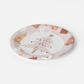 Oh Wat een Fun Boho kerstdag Papieren Bordje (Gekanteld)