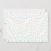 Oh, wat een Fun Donut First Birthday Fotouitnodigi Kaart (Achterkant)